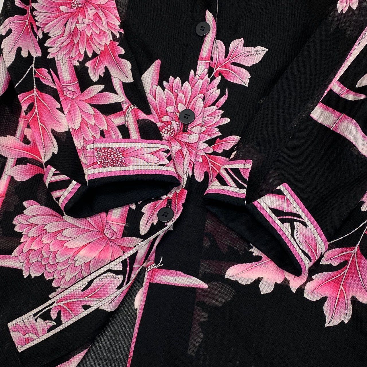 59b22 【美品】 LEONARD FASHION レオナール シアージャケット シャツ