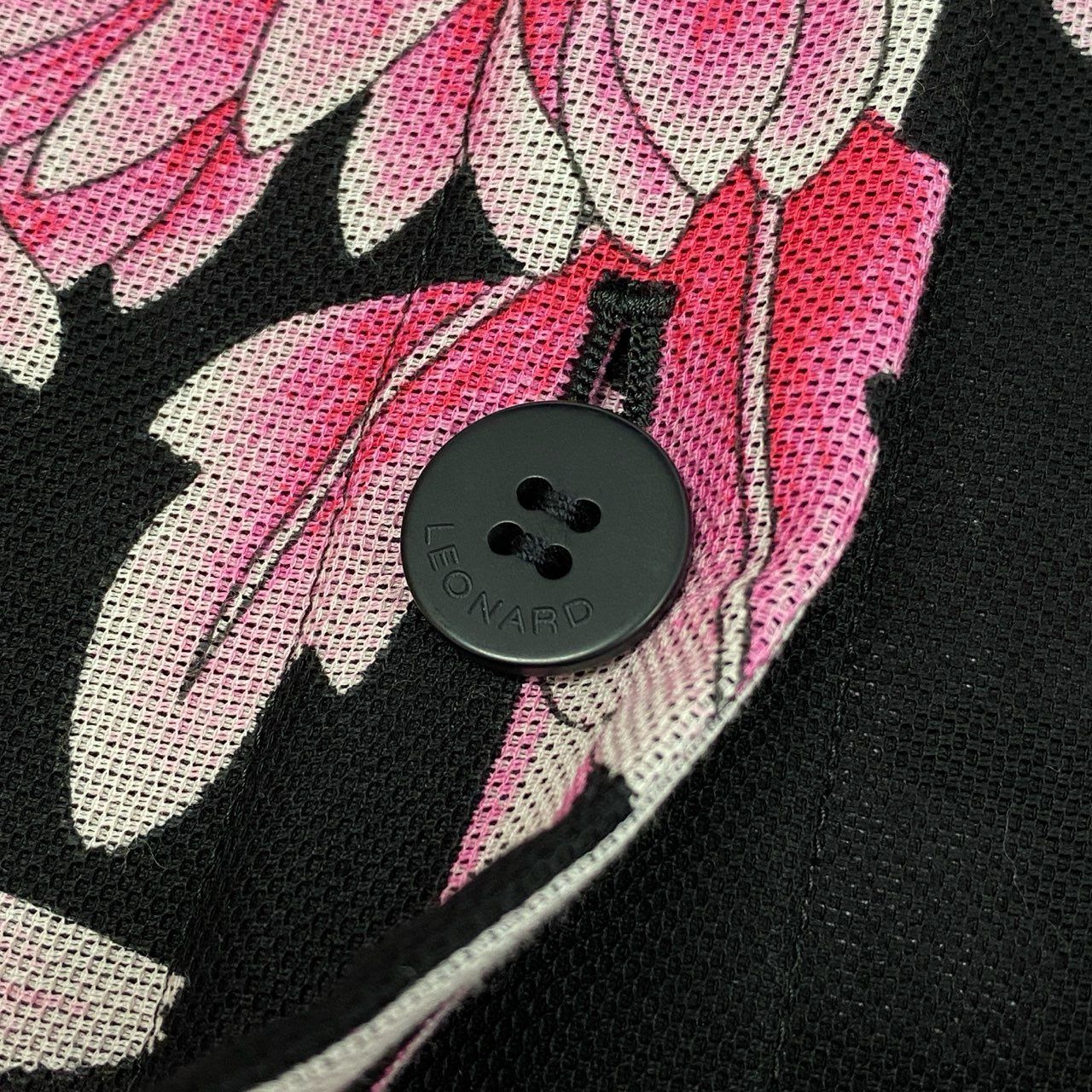 59b22 【美品】 LEONARD FASHION レオナール シアージャケット シャツ