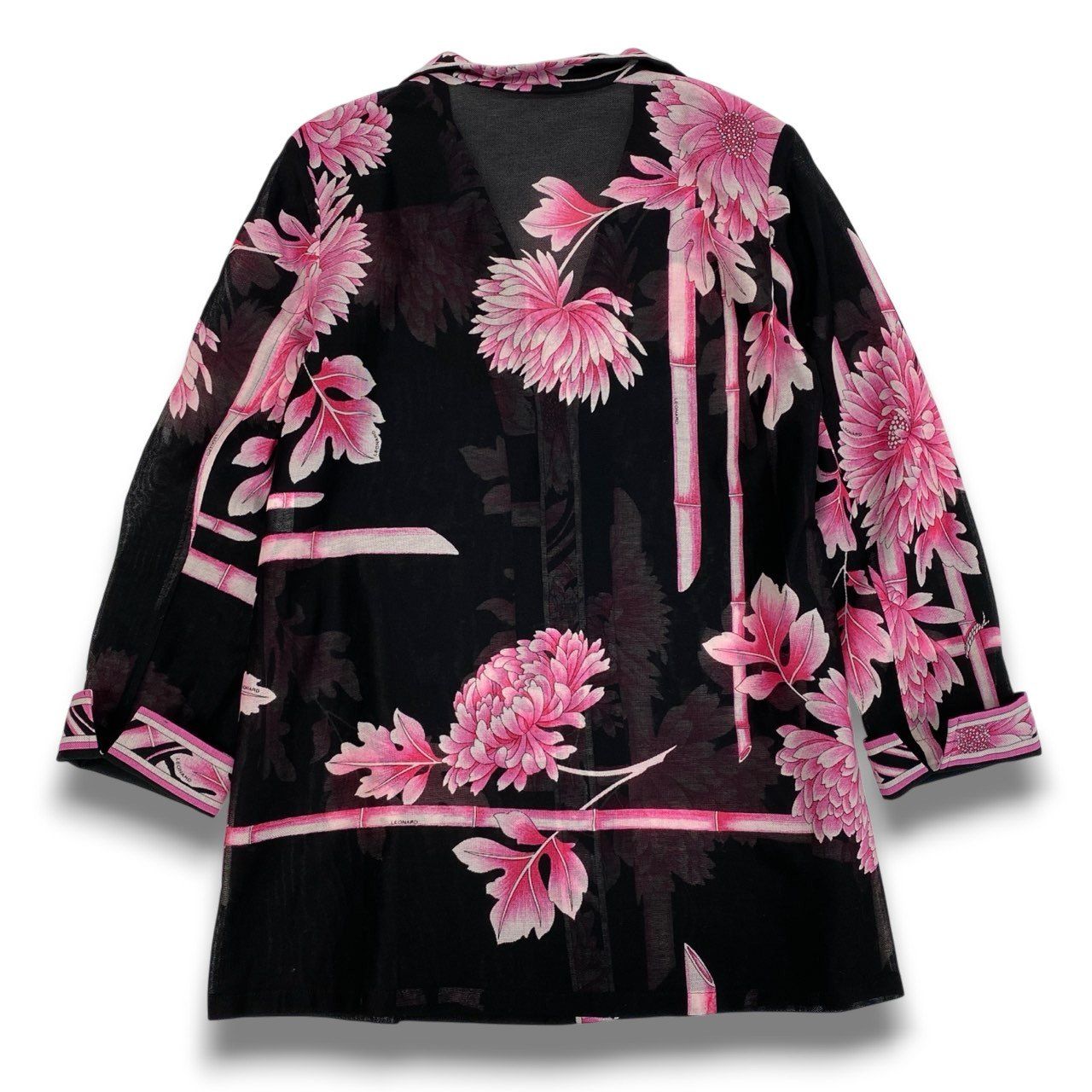 59b22 【美品】 LEONARD FASHION レオナール シアージャケット シャツ