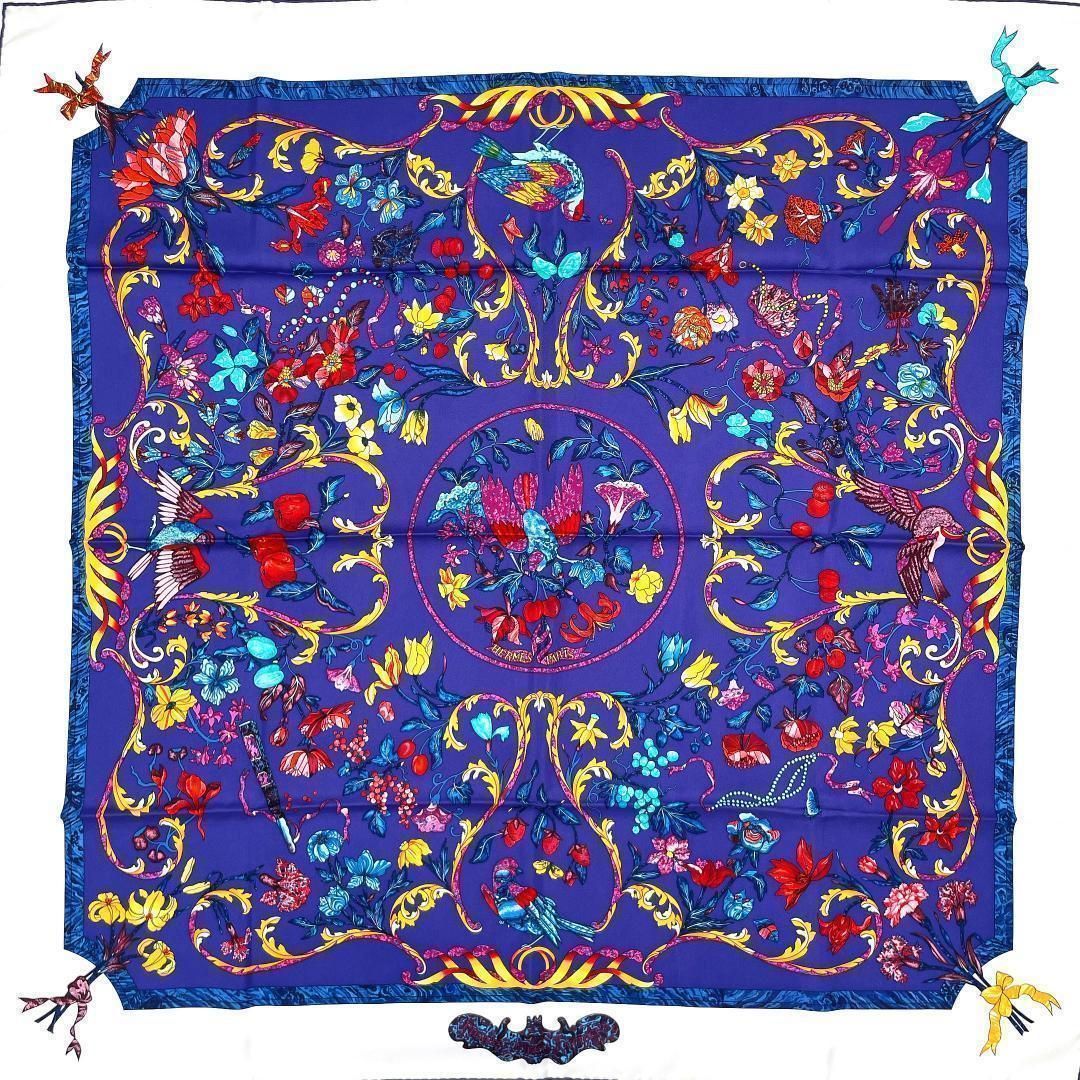 ✨️美品✨️ エルメス カレ90 東洋の石と西洋の石細工 レディース