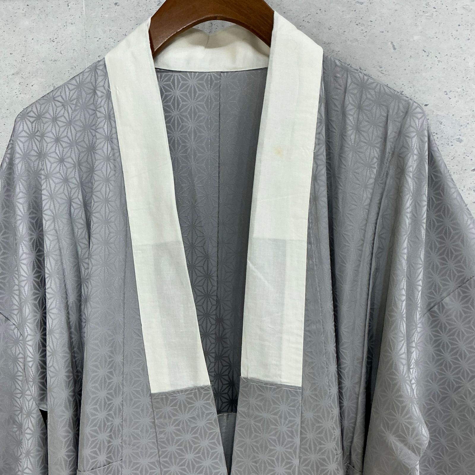 kimono+one◇長襦袢◇単衣◇袖無双◇居敷当て付き◇正絹◇スーパーゆー