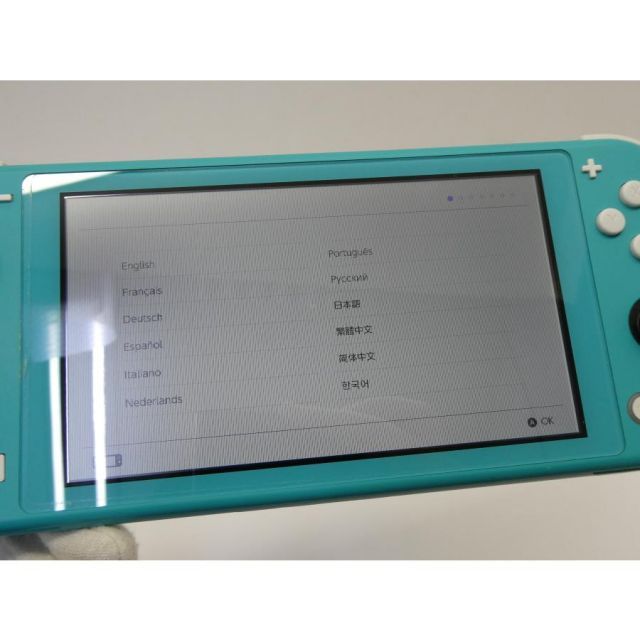 ジャンク Nintendo Switch Lite ターコイズ ゲーム機本体 WE2844