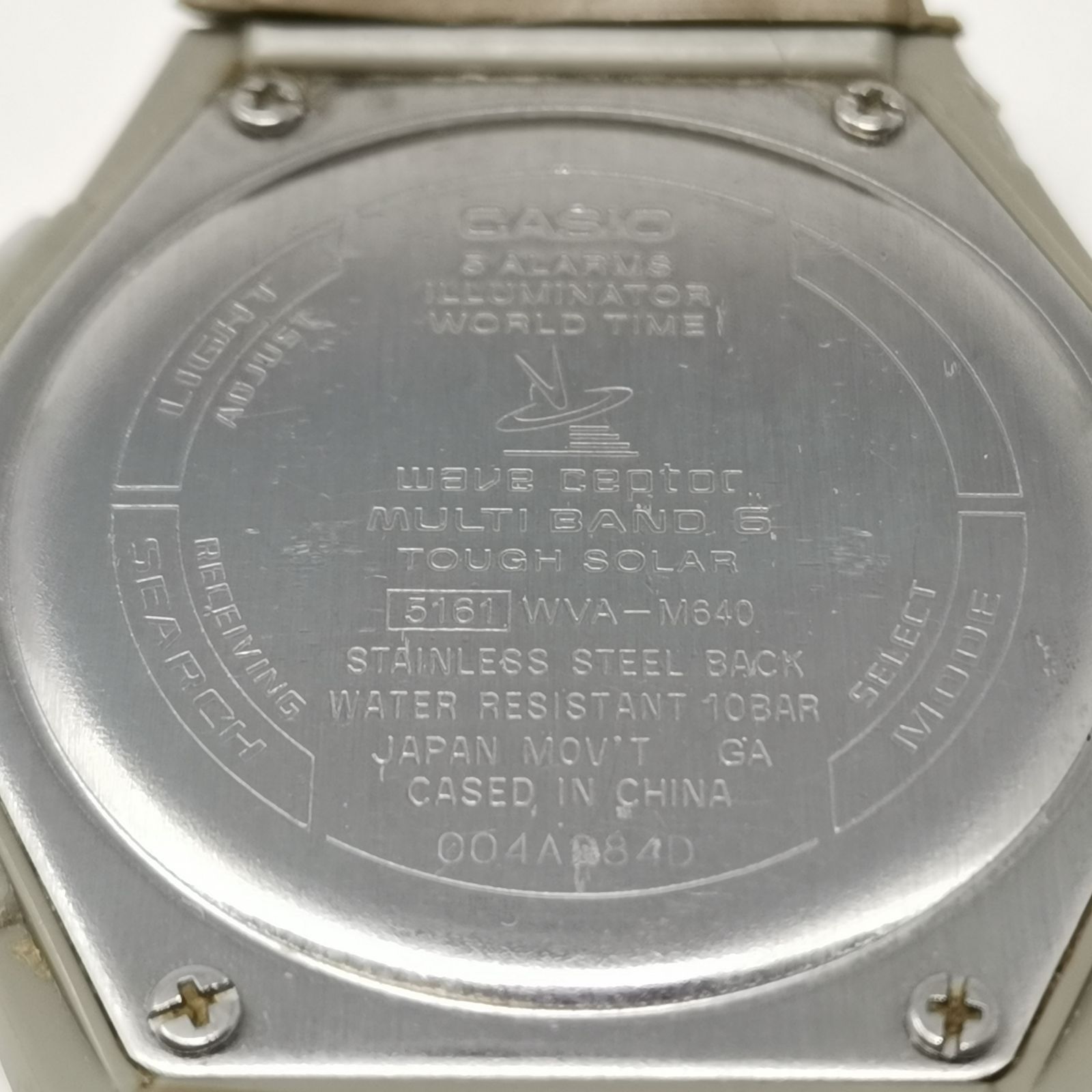 CASIO カシオ ウェーブセプター WAVECEPTOR WVA-M640 ソーラー電波 