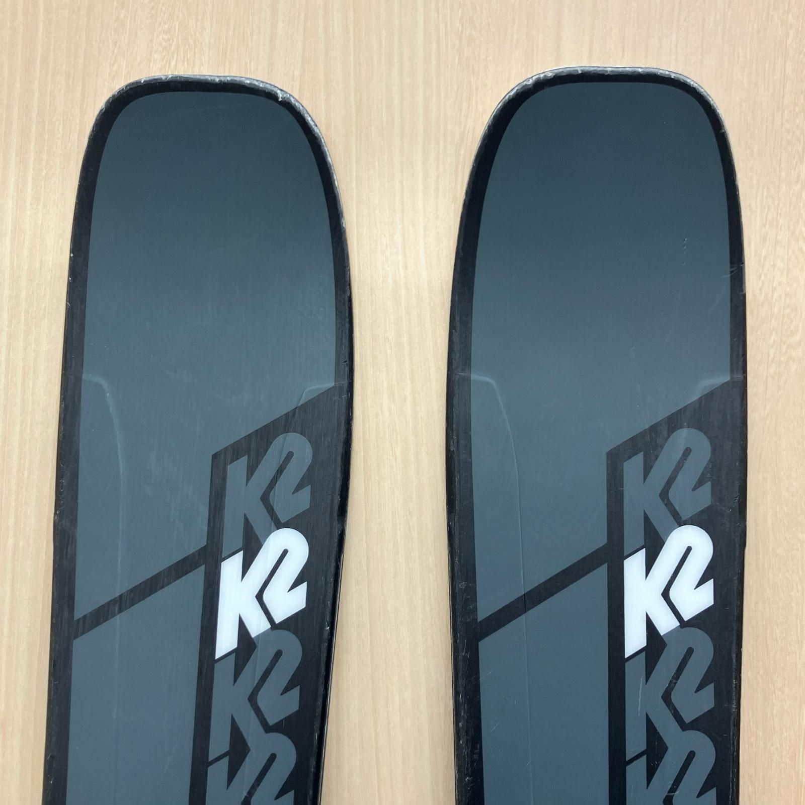 スキー K2 184cm 程度B MINDBENDER 99 ブラック×シルバー ビンディング MARKER KINGPIN 10