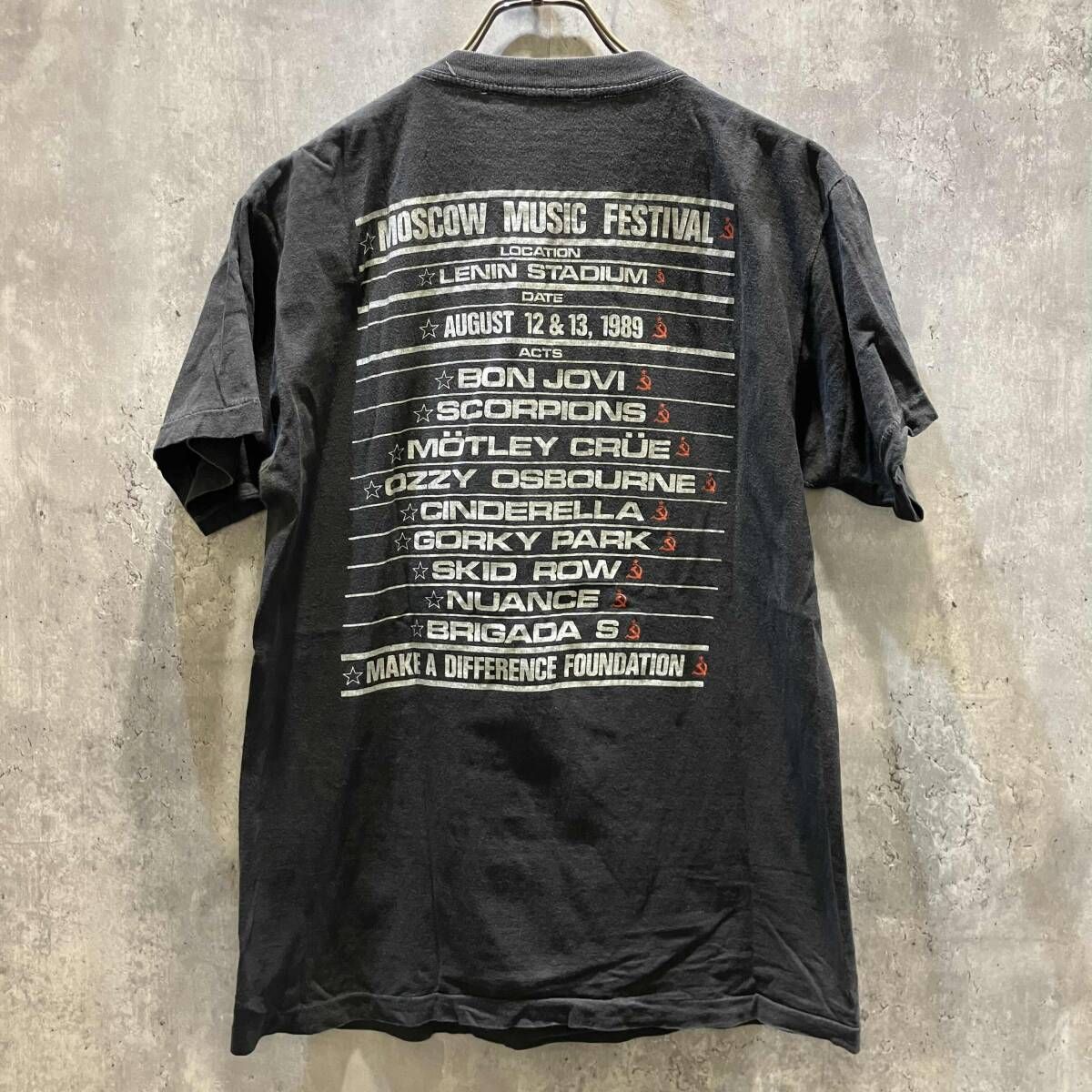 80s MOSCOW MUSIC PEACE FESTIVAL TEE モスクワミュージックピース