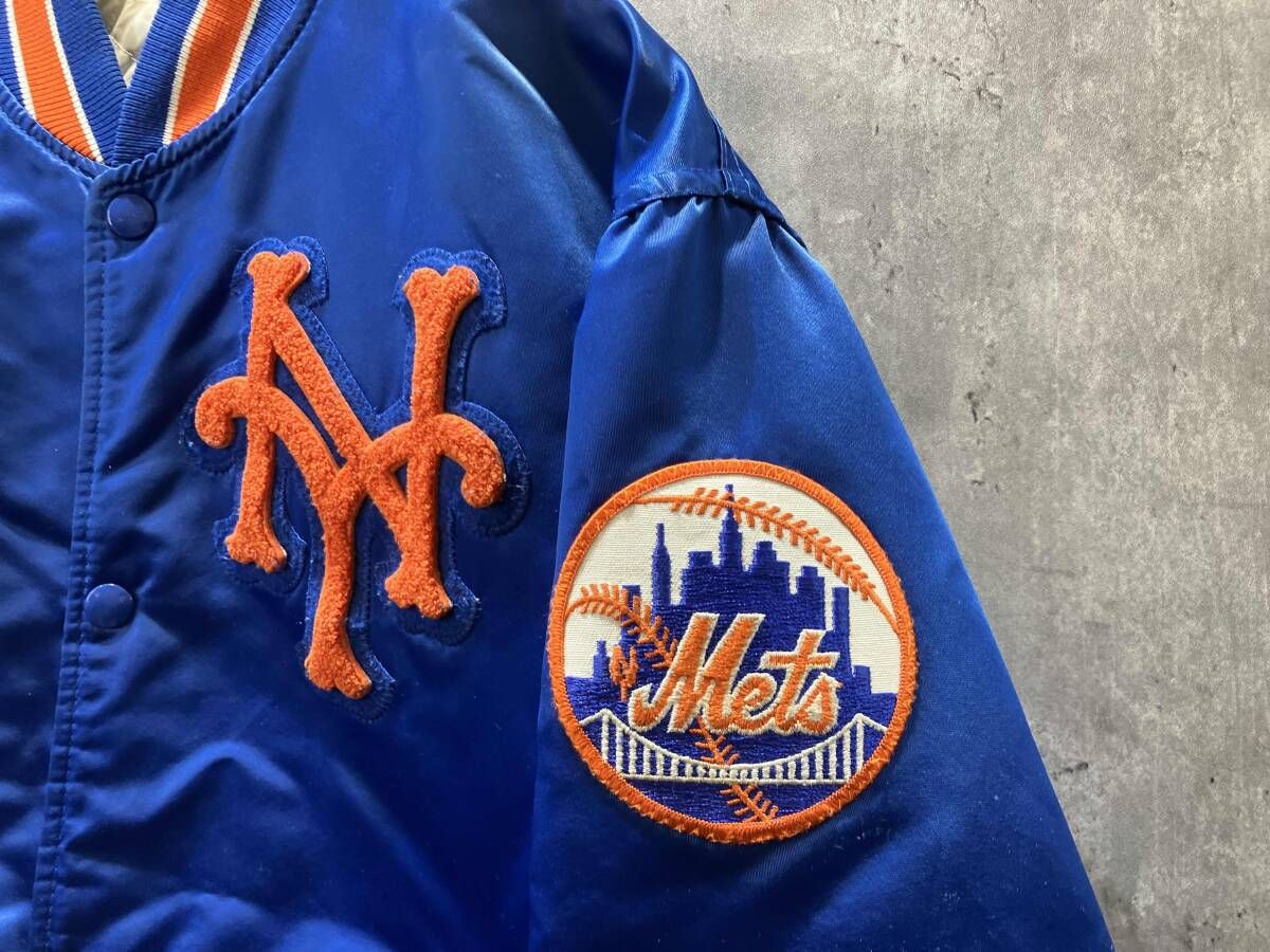 90s USA製 STARTER スターター スタジャン MLB New York Mets