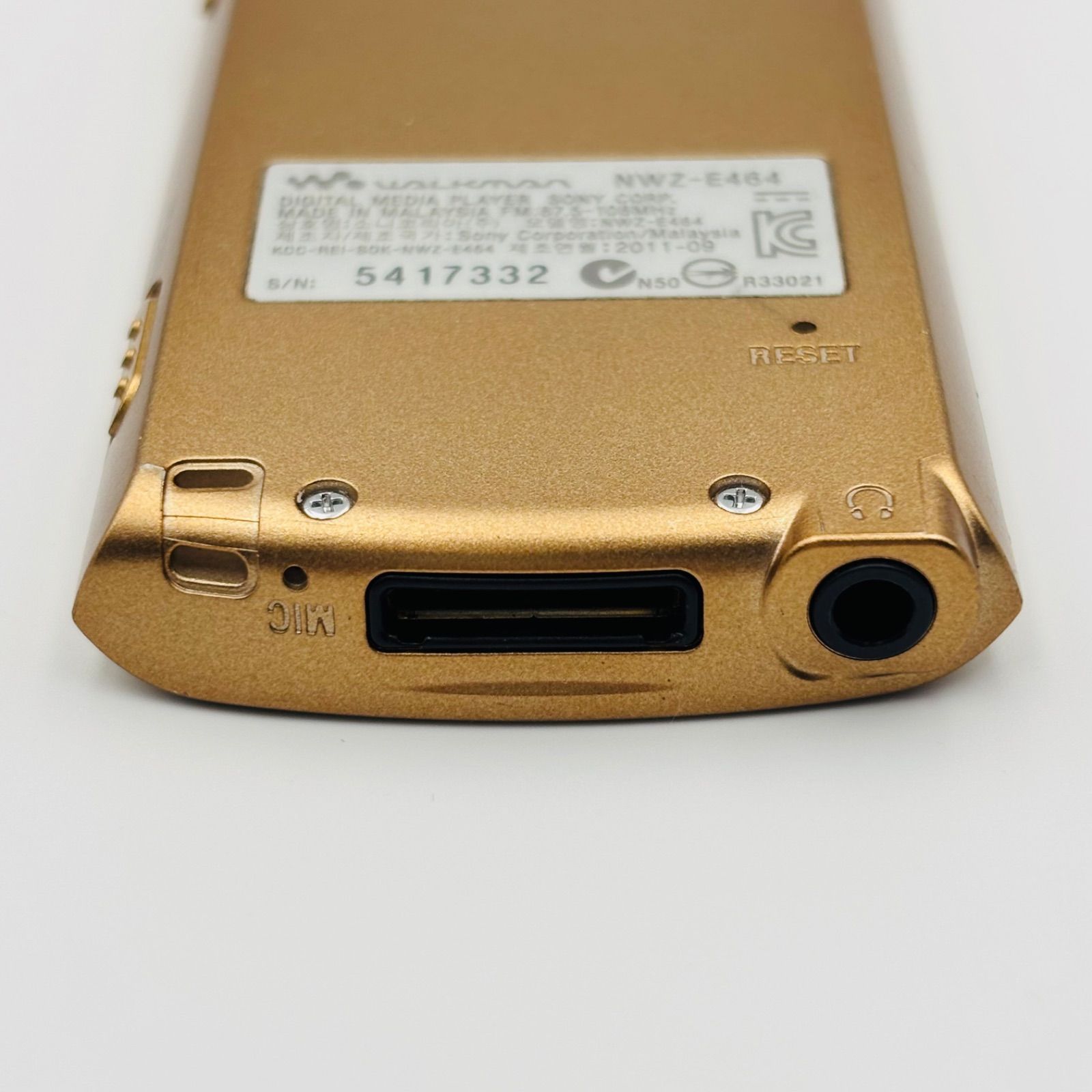 ゴールド】 SONY NWZ-E464 WALKMAN ソニー ウォークマン 動作確認済み