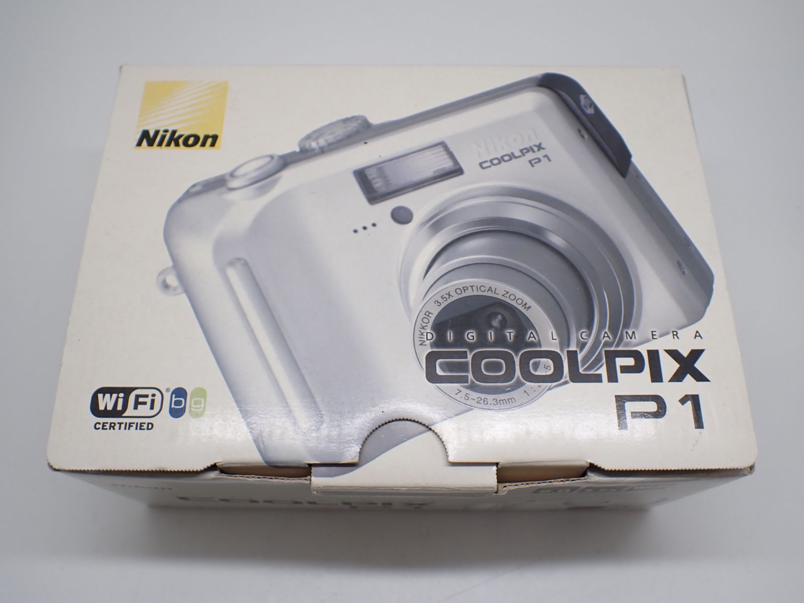 54767】ニコン Nikon COOLPIX P1 シルバー 元箱付 説明書付 動作確認 