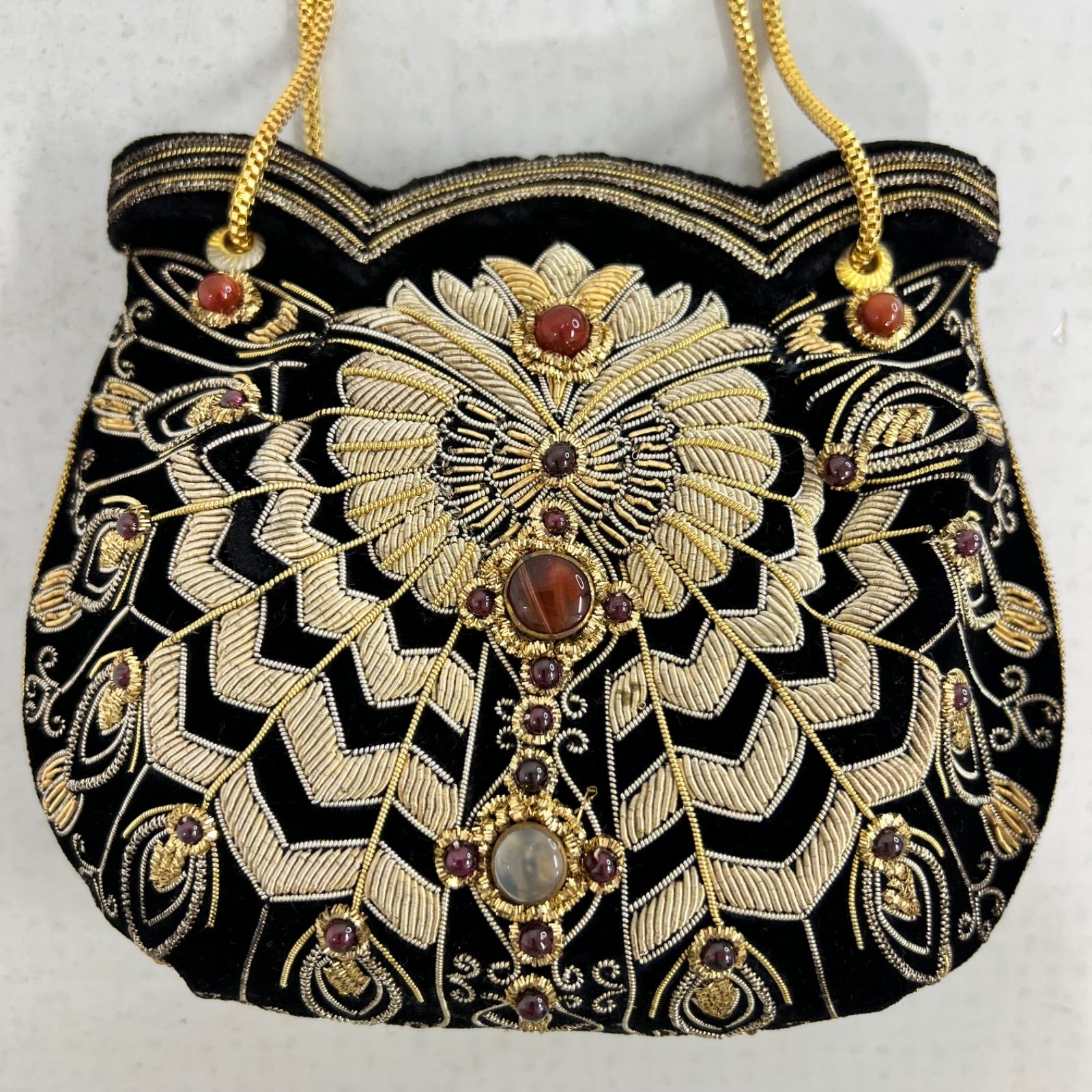 皇室御用達】LUMYはしもと 総ビーズバッグ ルミーはしもと