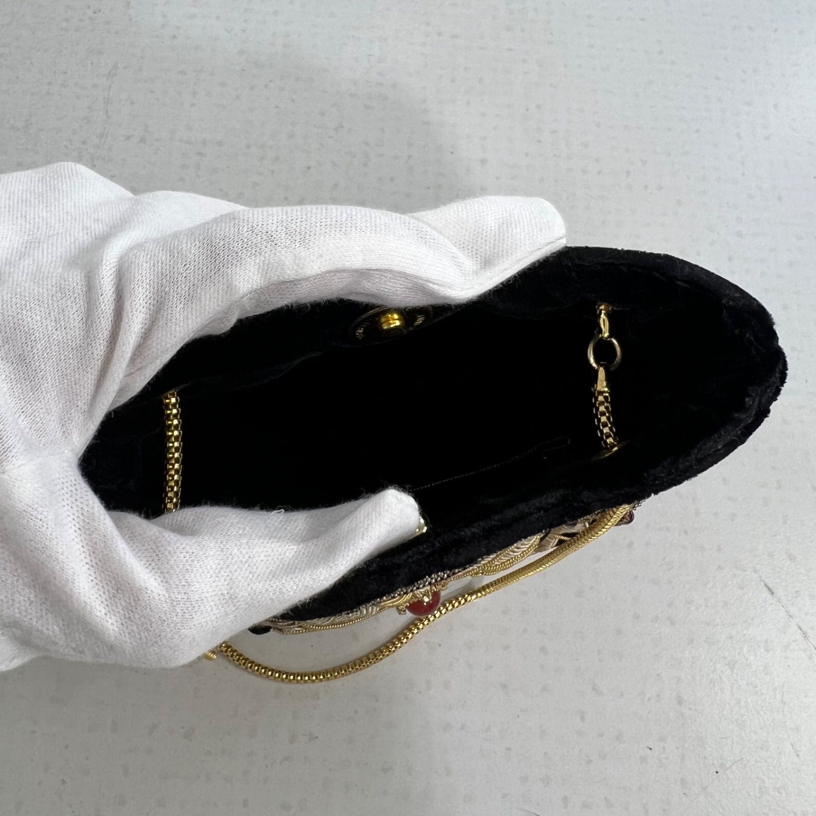 皇室御用達】LUMYはしもと 総ビーズバッグ ルミーはしもと