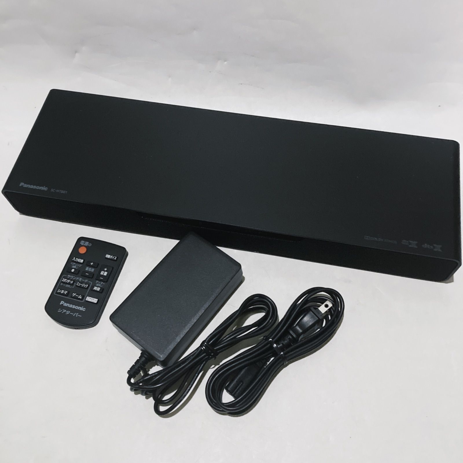 Panasonic サウンドバー 黒 リモコン付きSC-HTB01 Panasonic SC-HTB01 サウンドバー 【公式通販】
