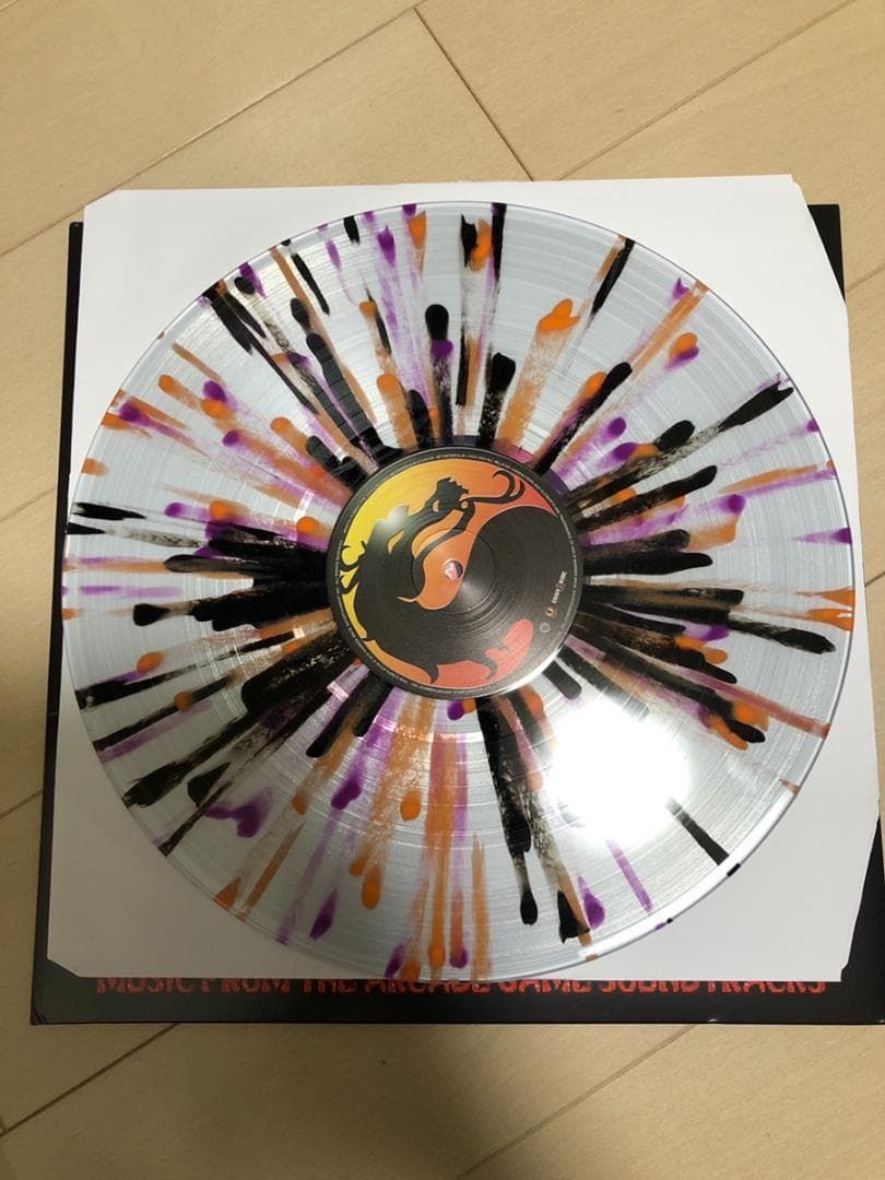 モータルコンバット 1 & 2 オリジナル サウンドトラック LP レコード