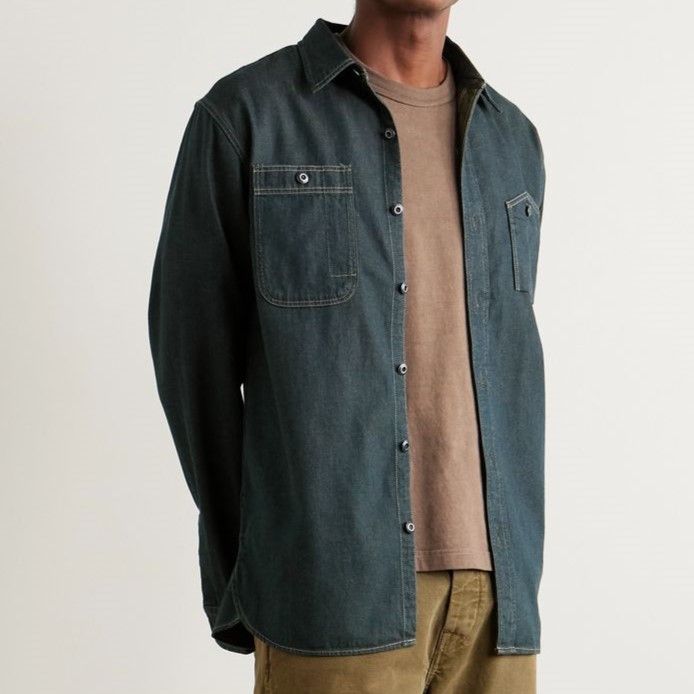 RRL ダブルアールエル 25SS インディゴデニムワークシャツ 