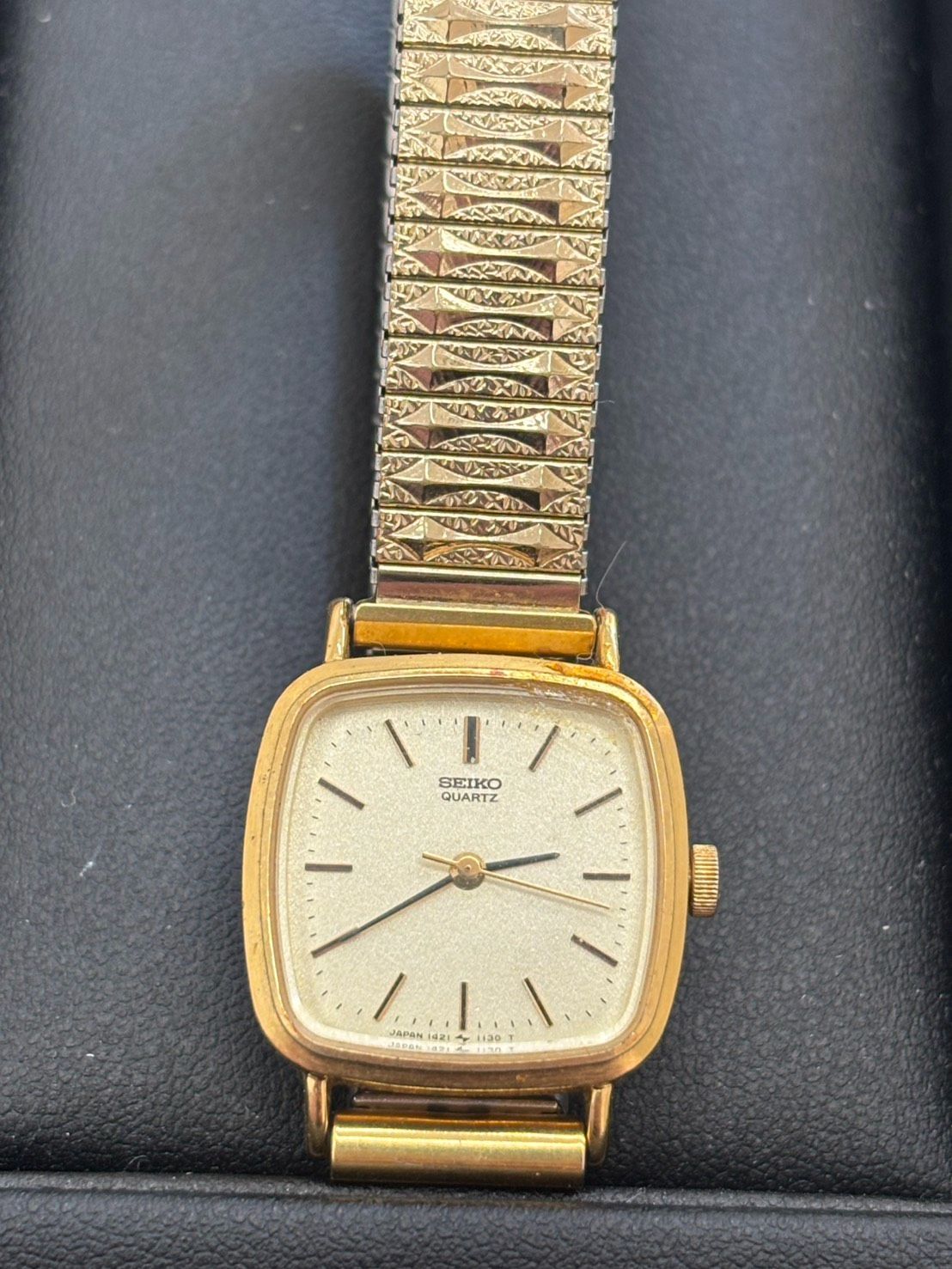 不動品】レディース SEIKO セイコー 腕時計 オクタゴン ゴールド