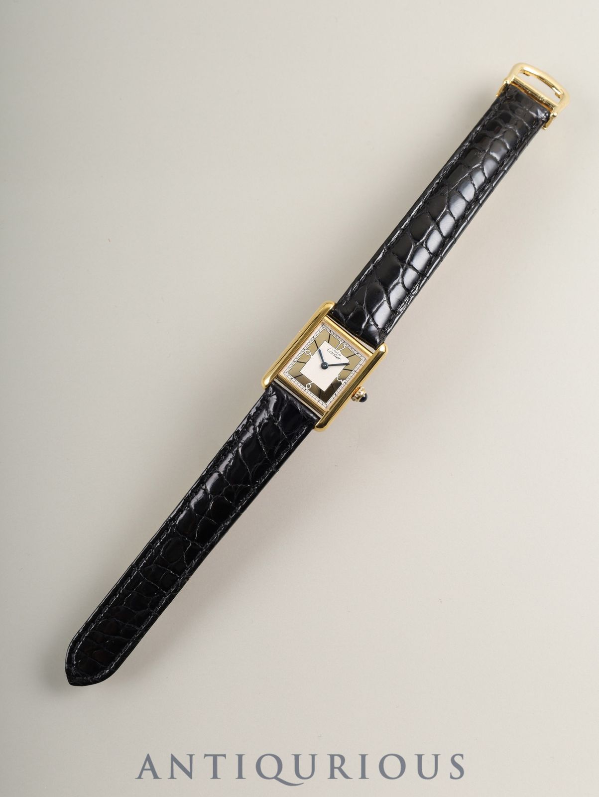 カルティエ マストタンク SM 限定500本 1615 クォーツ Cal.057 SV925