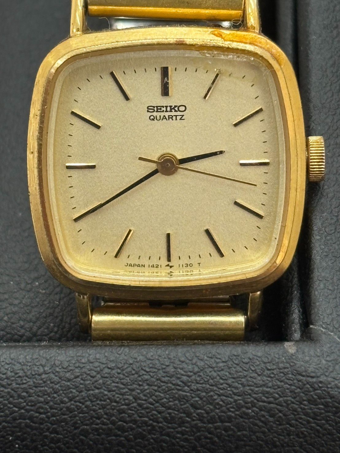 不動品】レディース SEIKO セイコー 腕時計 オクタゴン ゴールド