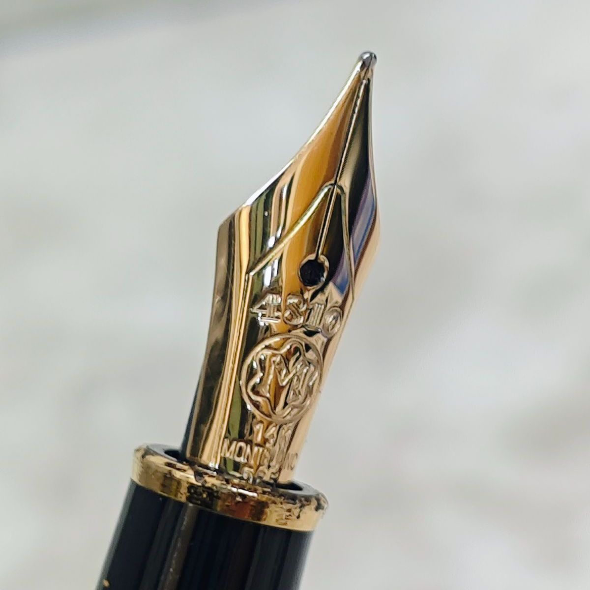 美品】MONTBLANCモンブラン 万年筆 Fニブ ペン先 14K （SNA