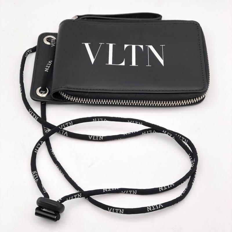 VALENTINO ヴァレンティノ ネックウォレット VLTN 財布 ロゴ ネック 