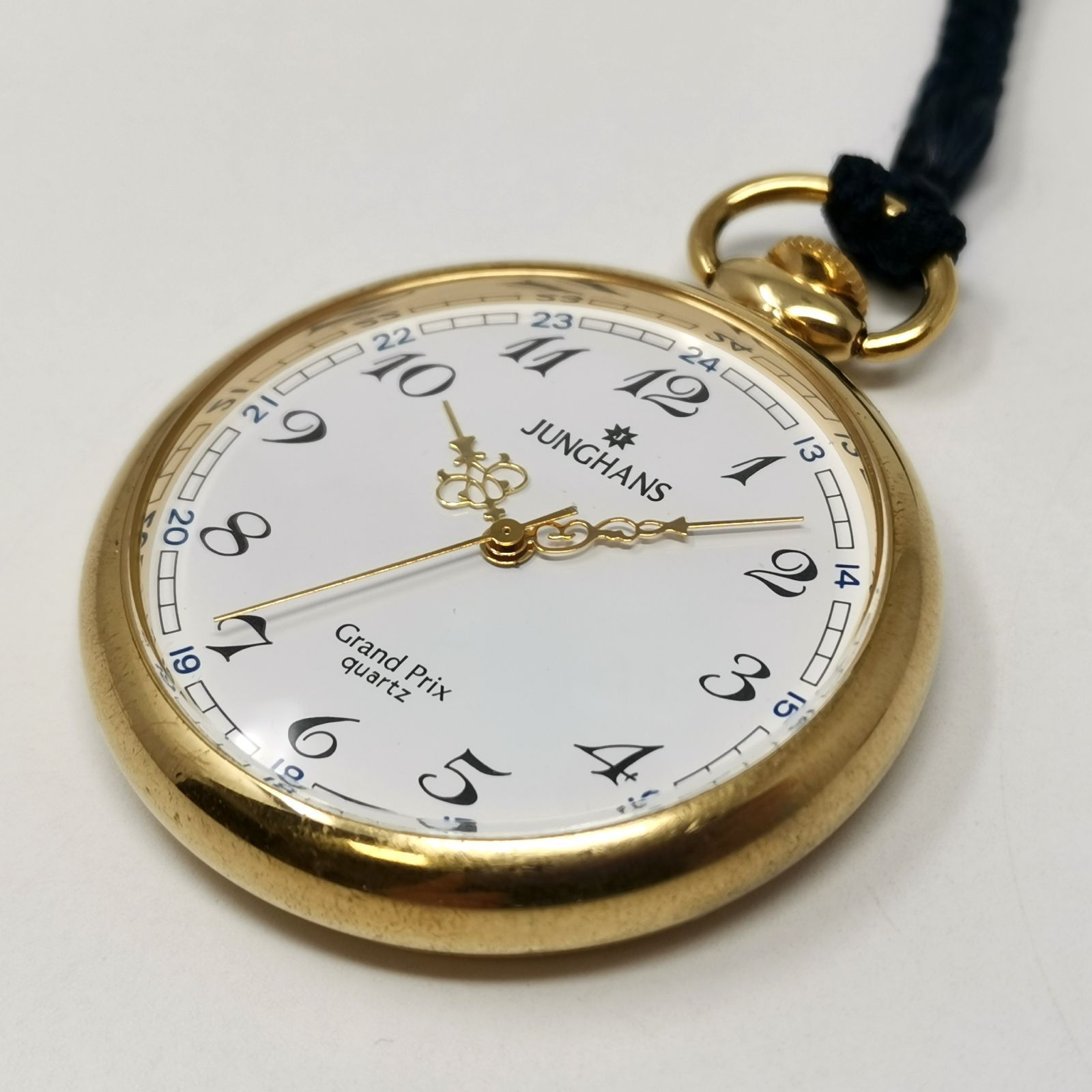 JUNGHANS ユンハンス GRAND-PRIX グランプリクオーツ 懐中時計 文字盤 