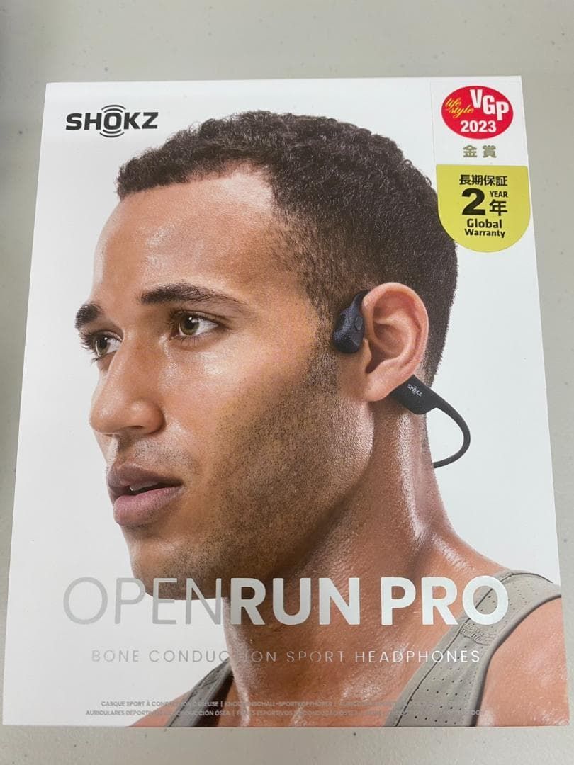 オーディオ機器 1A22-66885 美品 ショックス スポーツ 骨伝導 イヤホン