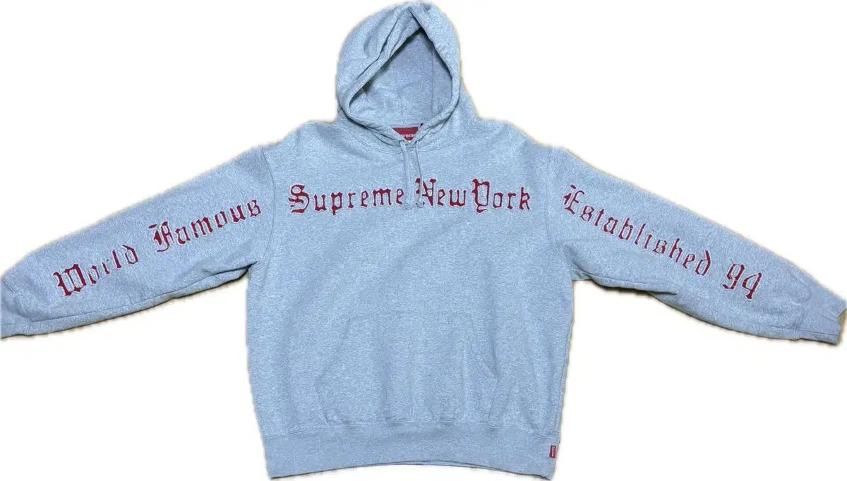 シュプリーム Contrast Cutout Hooded Sweatshirt M 【公式通販】