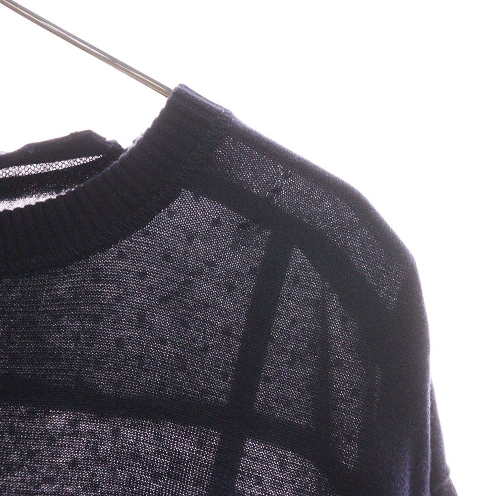 sacai luck - sacai luck サカイ ラック 15SS キャミソールドッキング バックレース クルーネックスウェットTシャツ 15SSLU928 ネイビー レディース sacai luck (サカイ ラック) 15SS キャミソールドッキング バック