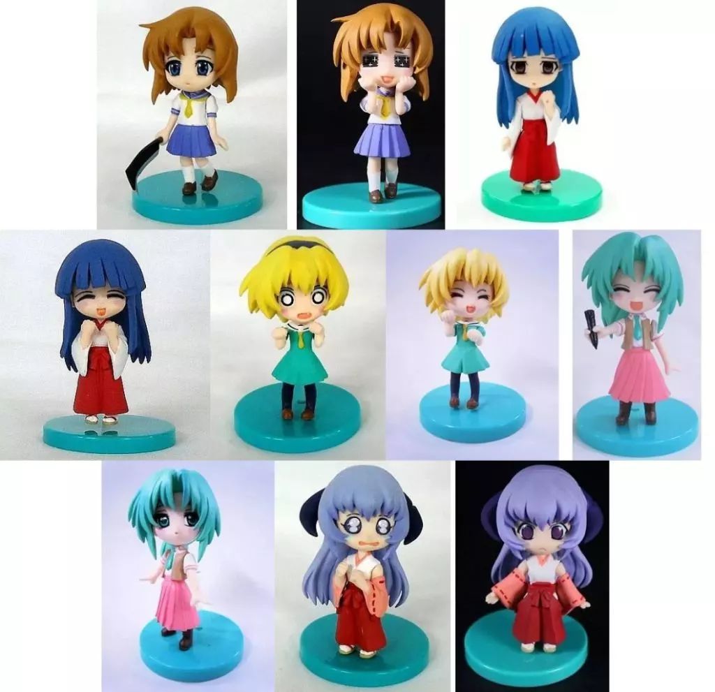 中古】トレーディングフィギュア 全10種セット 「でふぉめ ひぐらし 