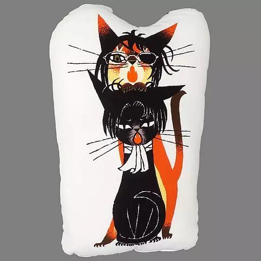 キャラクターグッズ 【】クッション・本体 リヴァイ猫＆ハンジ猫