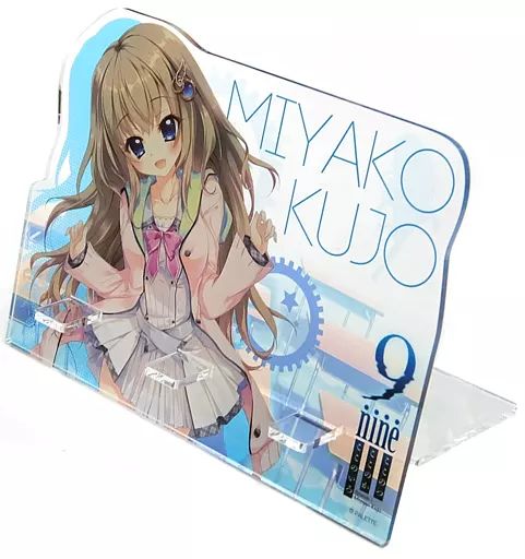 中古】スマホ・モバイルスタンド(アクリル) 九條都 スマホスタンド 「9