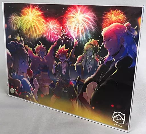 メギド 72 ウァプラ　ガミジン　デカラビア　アクリルスタンド　アクリルパネル 中古】アクリルスタンド・アクリルパネル 15.集合(メギドの夏 残暑お