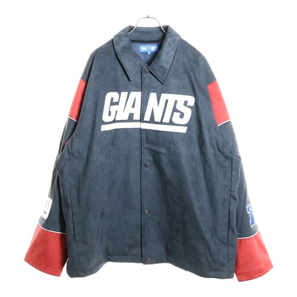KITH (キス) xNFL 47 Giants Kieran Coaches Jacket ロゴ刺繍コーチ