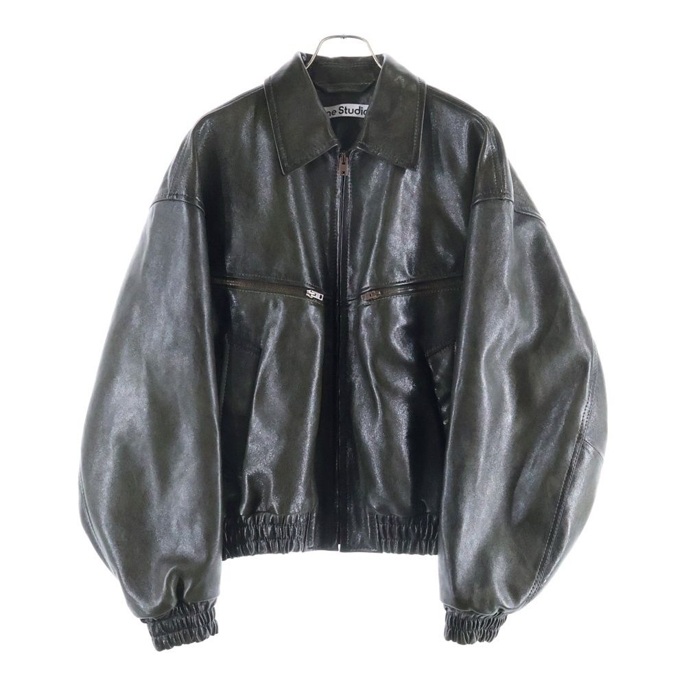 Acne Studios (アクネ ストゥディオズ) 25AW ラムスキン ジップアップ 