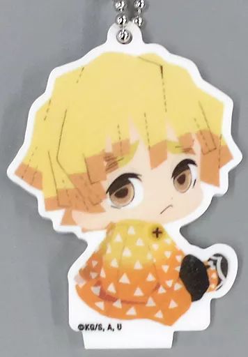 中古】雑貨 我妻善逸 「鬼滅の刃×COLLABO CAFE HONPO LABO ミニキャラ