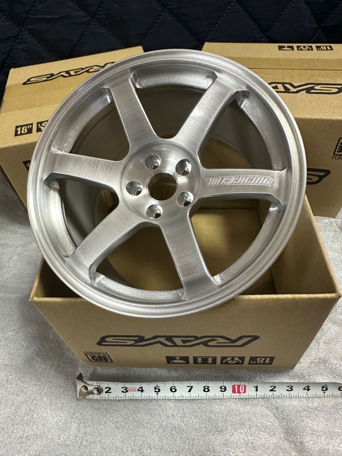 RAYS VOLK RACING TE37SAGA SP 1/4 SCALE BRUSHED レイズ ボルク