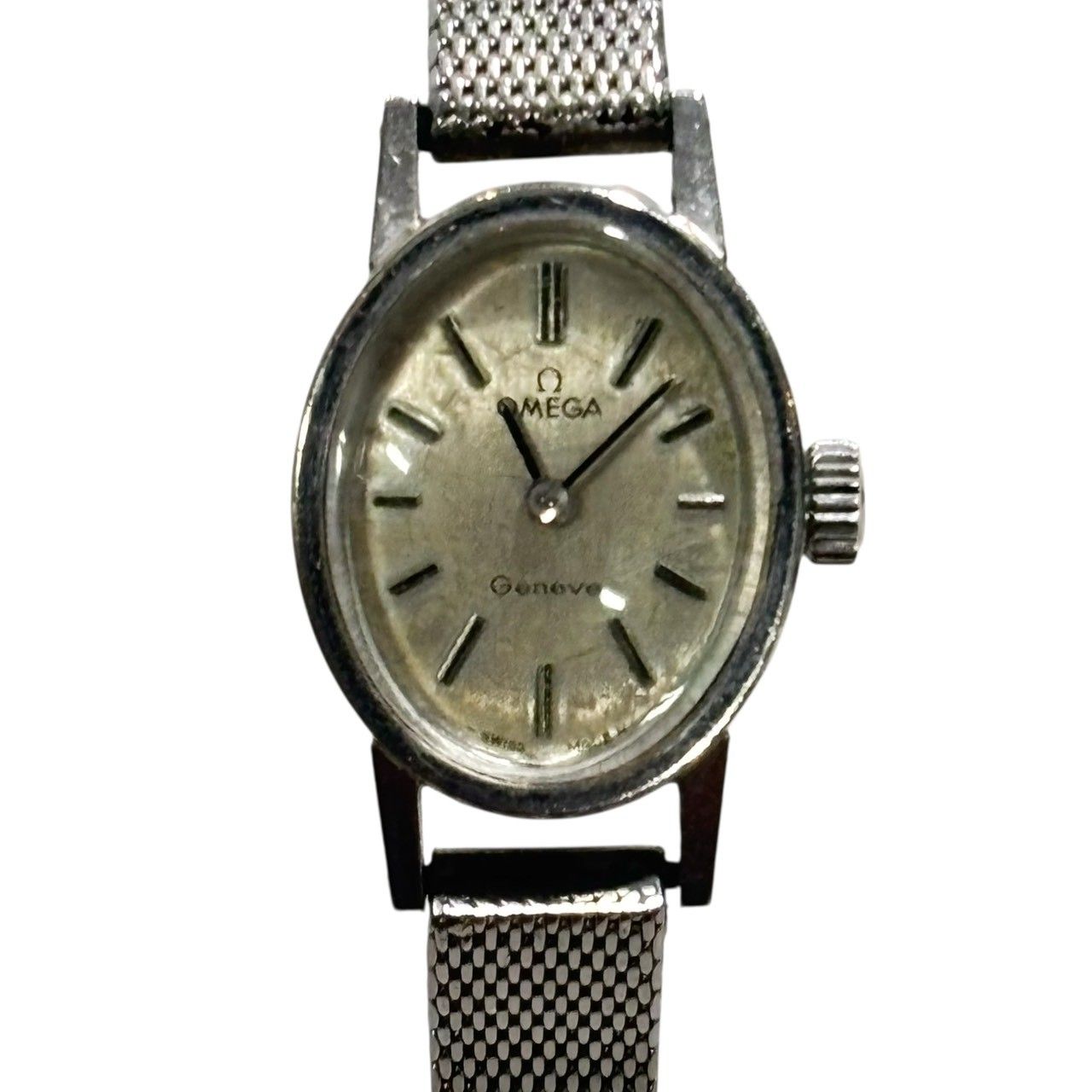OMEGA オメガ Geneve ジュネーブ Cal 483 515 003 17石 シルバー SS ステンレス レディース 手巻き アンティーク ヴィンテージ【腕時計】【中古】 楽天市場】OMEGA オメガ Geneve ジュネーブ Cal.483 515.003 17石