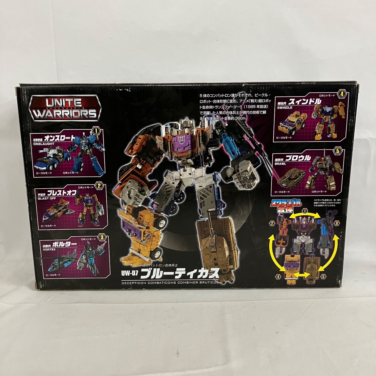 中古 トランスフォーマー ユナイトウォーリアーズ コンバットロン合体