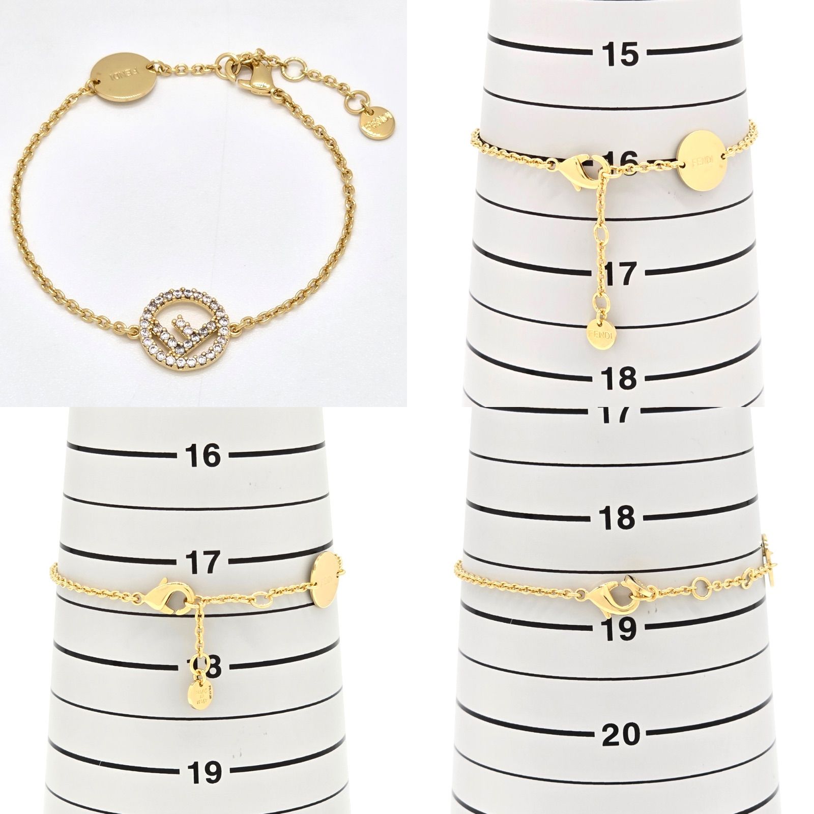 FENDI フェンディ 8AK712 エフ イズ フェンディ ブレスレット 新しい