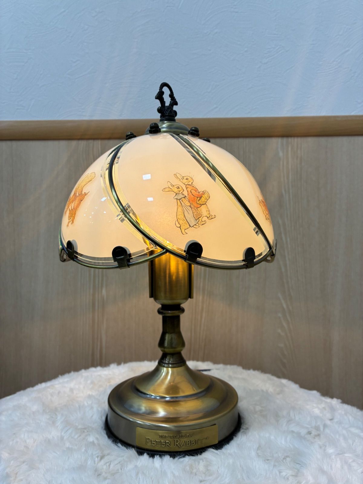 ピーターラビット電気 1990年製 廃盤品】ピーターラビット テーブルランプ タッチセンサー式