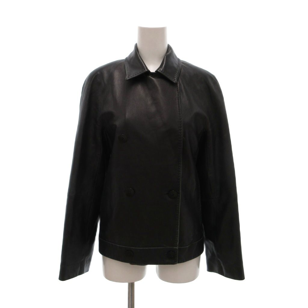 マックスマーラ MAX MARA レザージャケット 革ジャン 36 ダブル