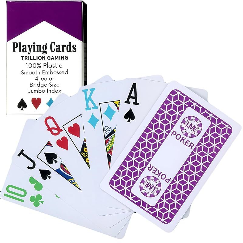 カジノ導入数全国NO.1」TRILLION GAMING Playing Card 4色トランプ