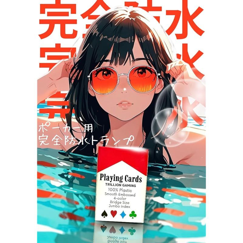 カジノ導入数全国NO.1」TRILLION GAMING Playing Card 4色トランプ