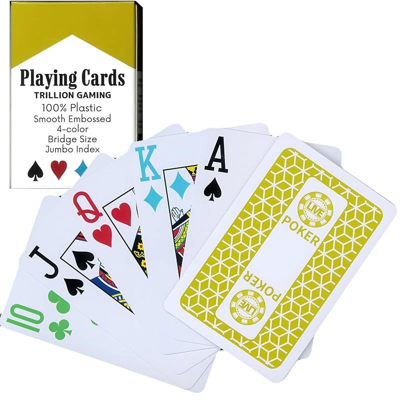 カジノ導入数全国NO.1」TRILLION GAMING Playing Card 4色トランプ