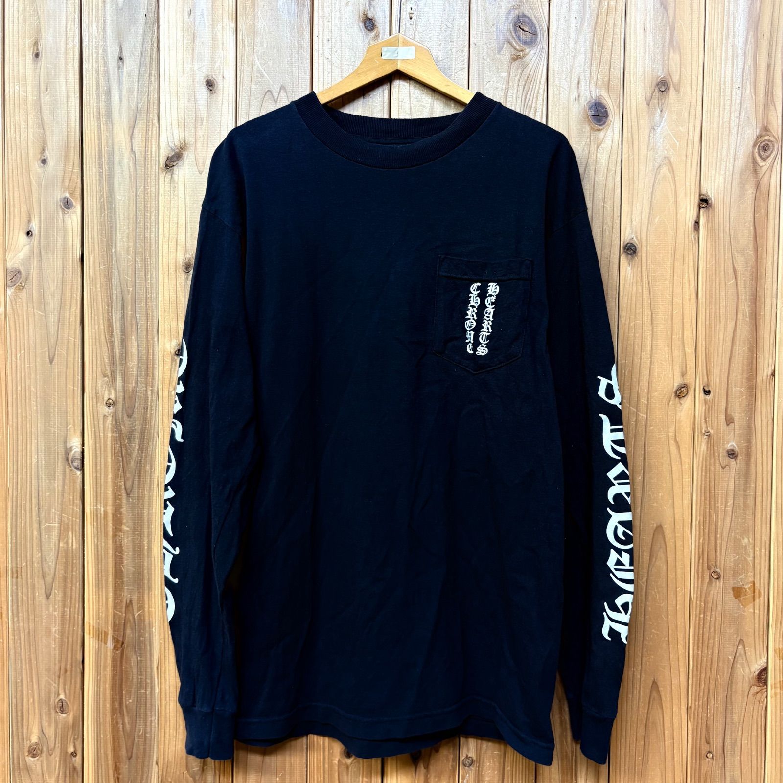 希少レア 90s クロムハーツ CHROME HEARTS / made in USA 袖プリント 