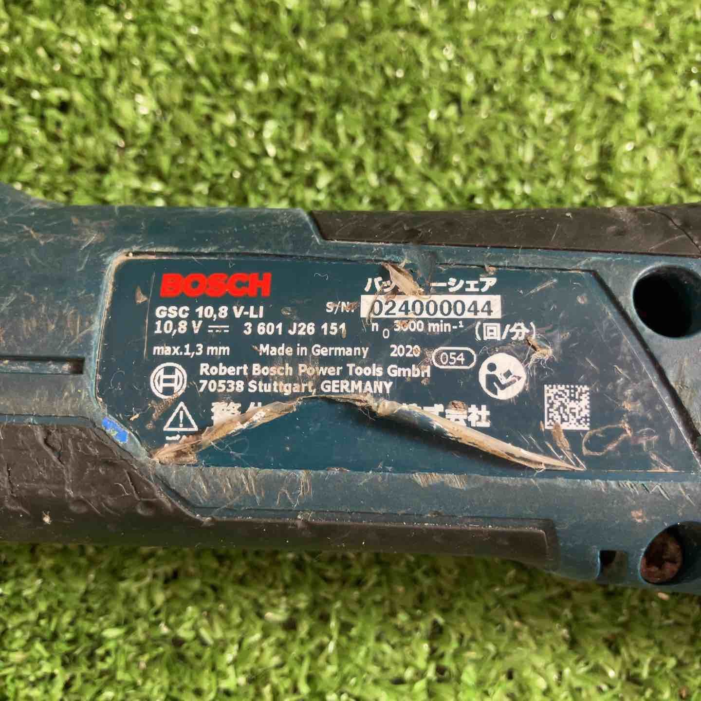 ◇BOSCH(ボッシュ) 10.8Vバッテリーシェア GSC10.8V-LI コードレス 