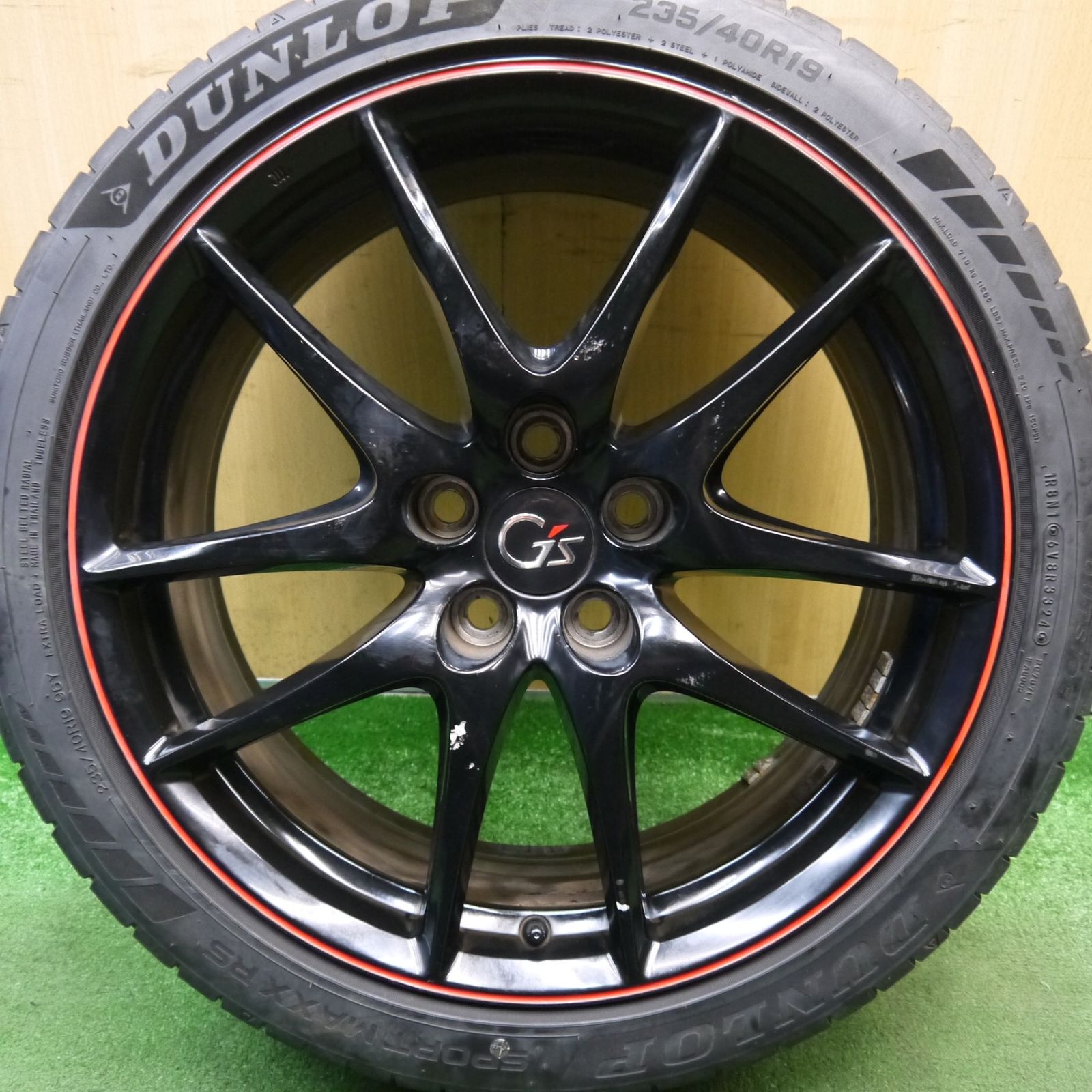 バリ溝！24年！9分！1本☆トヨタ GRX130 マークX G