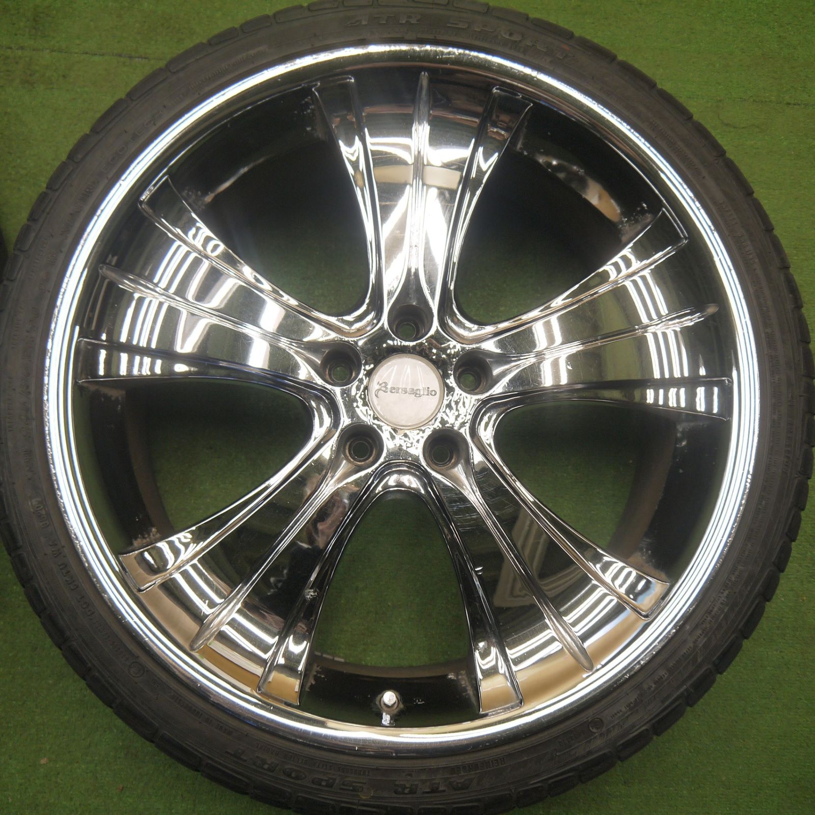 4本☆Hart Bersaglio MONOBLOCK 245/35R20 ATR SPORT コンチネンタル 