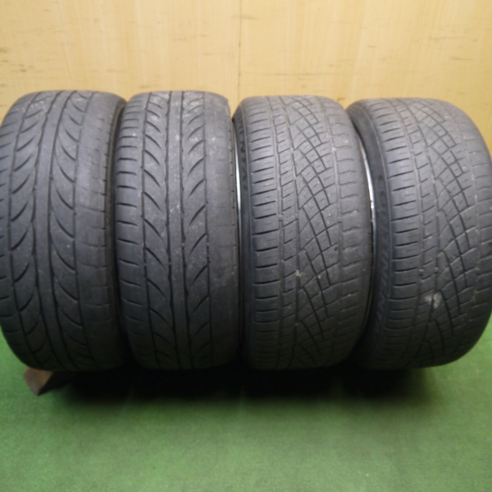 4本☆Hart Bersaglio MONOBLOCK 245/35R20 ATR SPORT コンチネンタル 