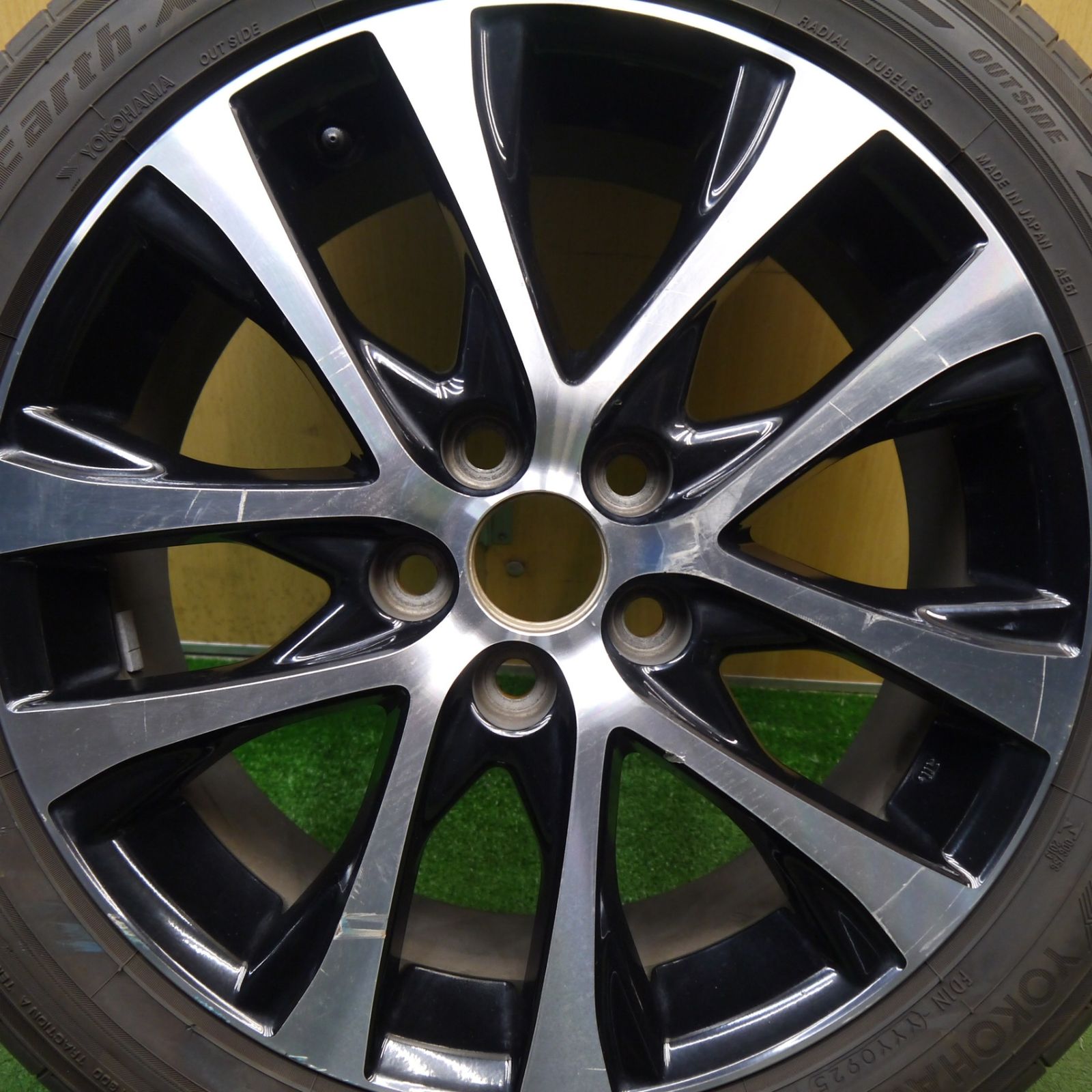 バリ溝！25年！9.5分！1本☆トヨタ 50系 エスティマ アエラス 純正 225