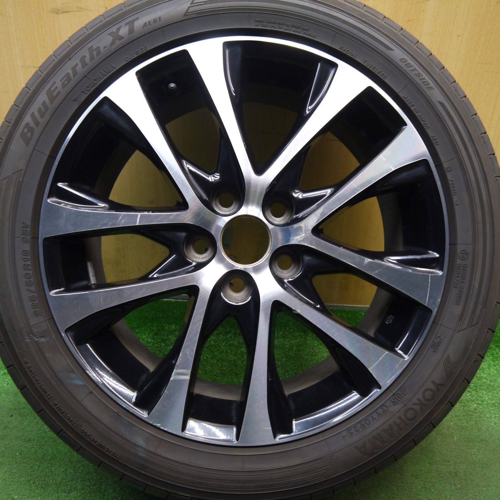 バリ溝！25年！9.5分！1本☆トヨタ 50系 エスティマ アエラス 純正 225