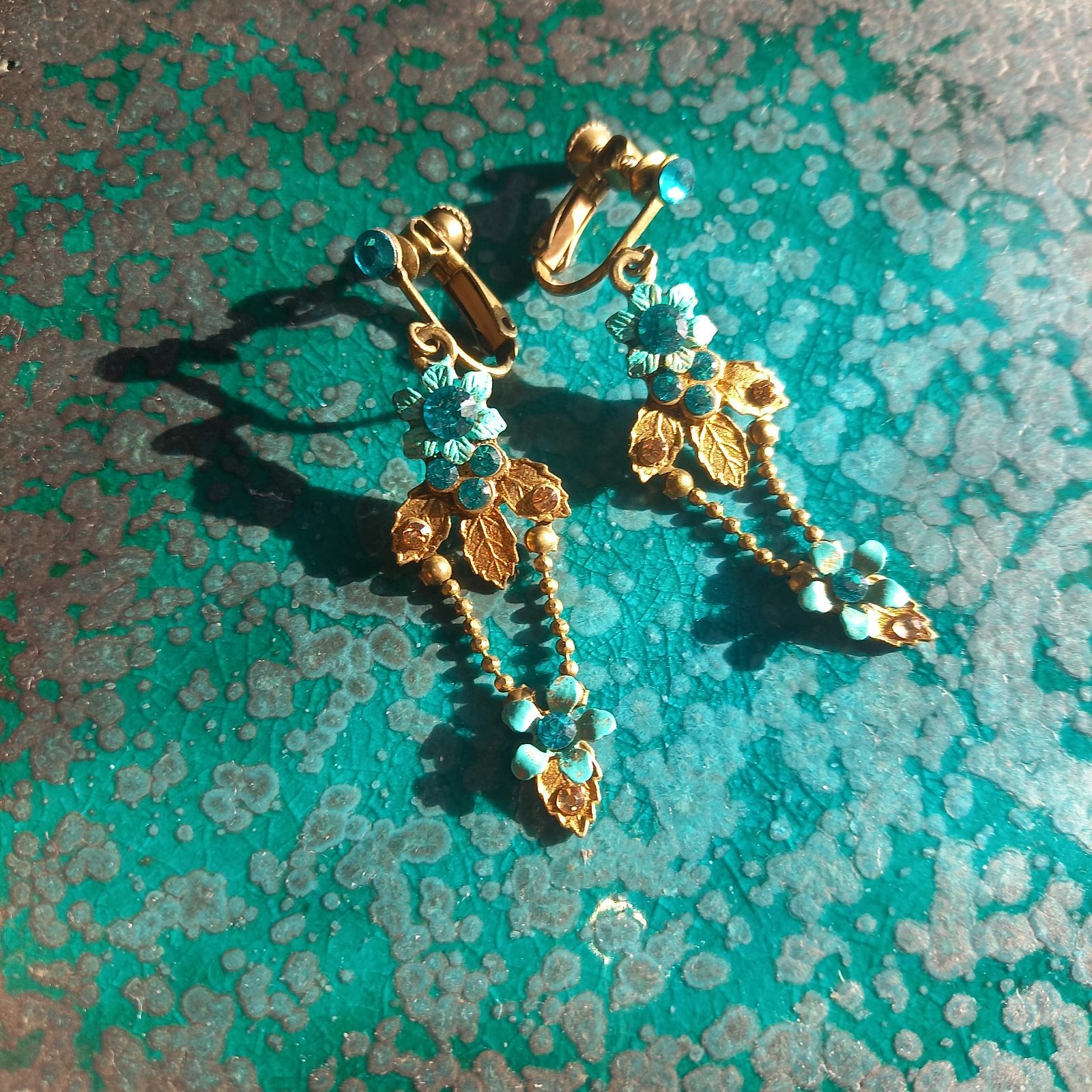 ミハエル ネグリン Michal Negrin イヤリング ブルー - メルカリ